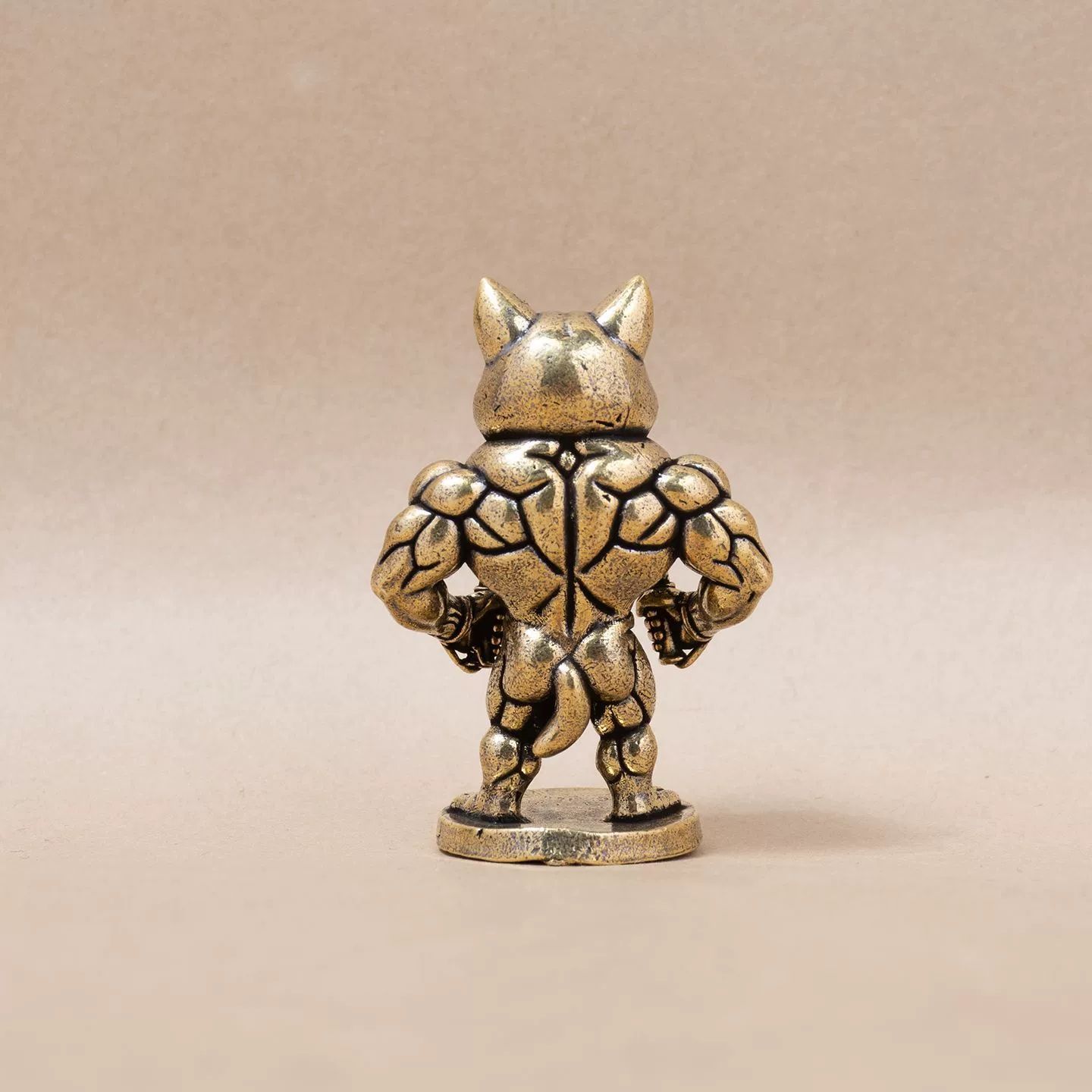 1PC Mini Brass Statue of A Mus - Vintage Collectible Furniture ulasan dan harga