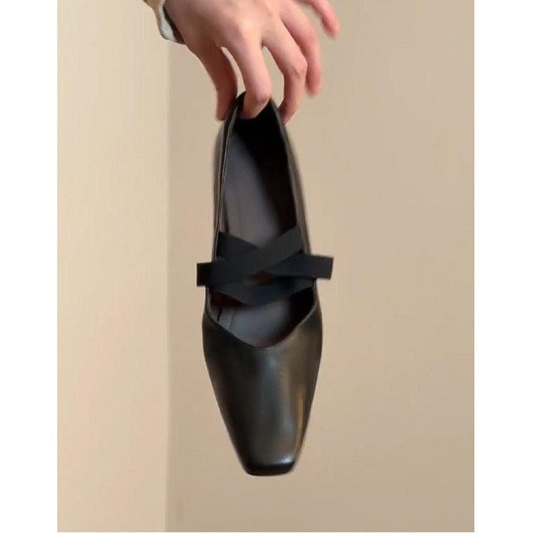 French-style Vintage Low-heel  - Vintage Collectible Shoes ulasan dan harga