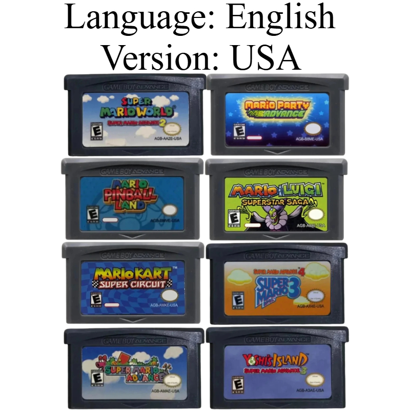 GBA Game Cartridge Cards EUR & - Vintage Game Collection ulasan dan harga