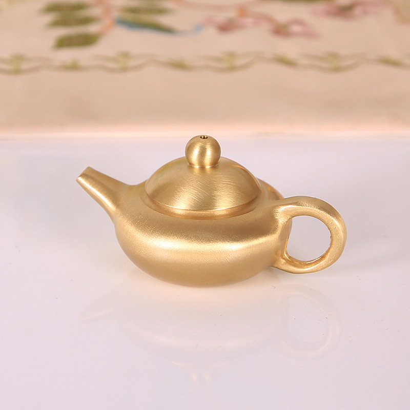Brass Mini Teapot, Chinese Sty - Vintage Collectible Furniture ulasan dan harga