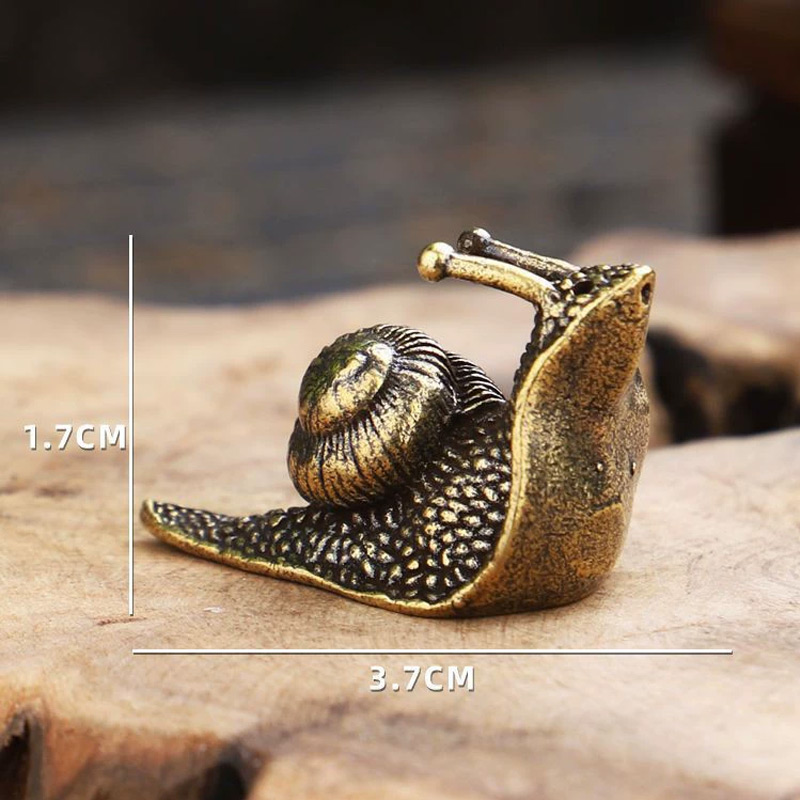 Vintage Pure Copper Brass Snai - Vintage Collectible Furniture ulasan dan harga