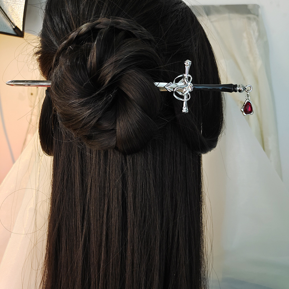 Chinese Sword Shaped Hair Stic - Vintage Jewelry Collection ulasan dan harga