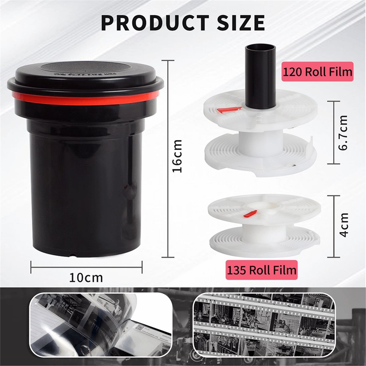 2026 New 120/135/127mm Film De - Developing Tank Reel ulasan dan harga