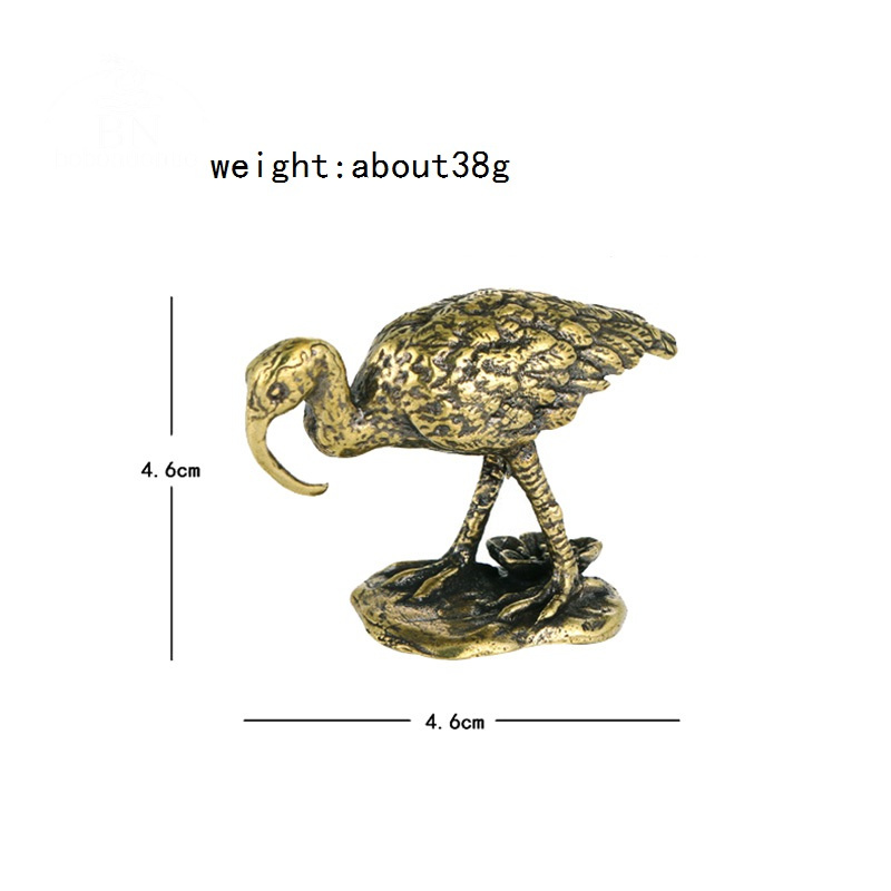 Brass Vintage Long-billed Cran - Vintage Collectible Accessories ulasan dan harga