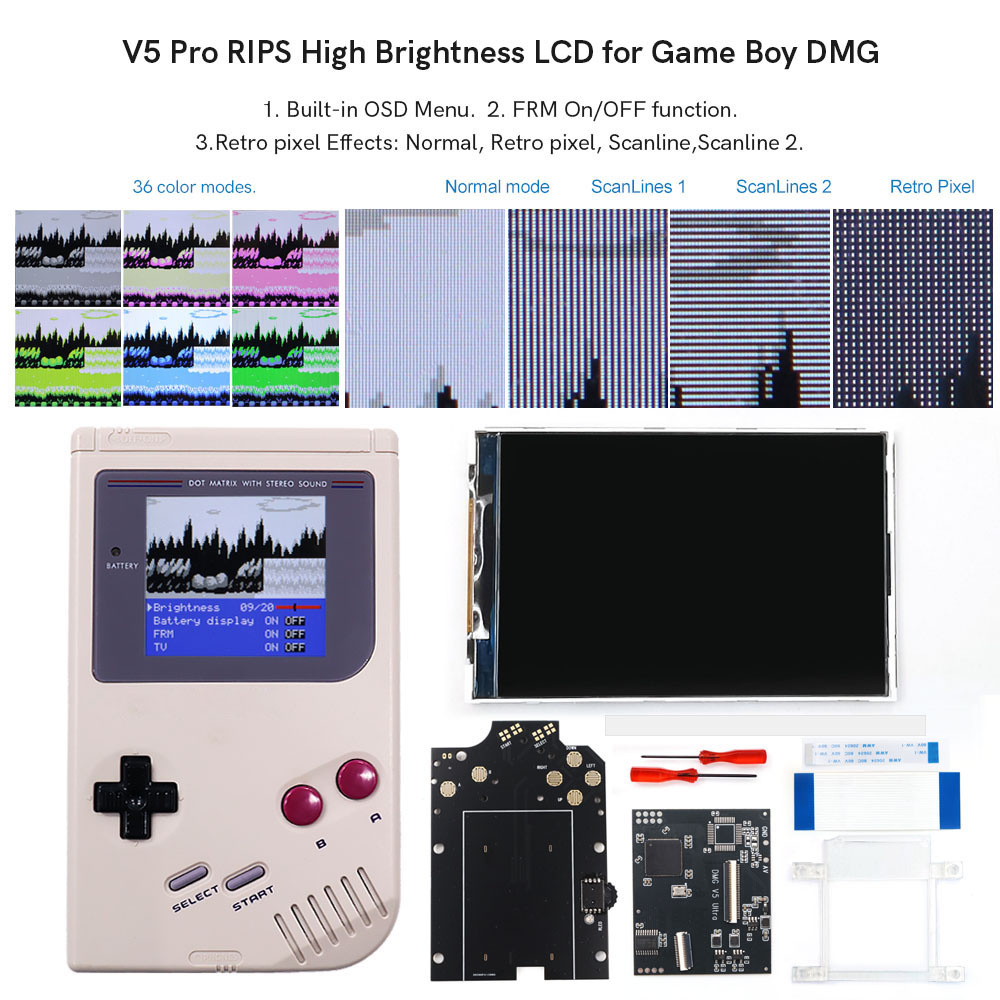 HISPEEDIDO For GB Dmg V5 Pro 3 - Vintage Game Collection ulasan dan harga