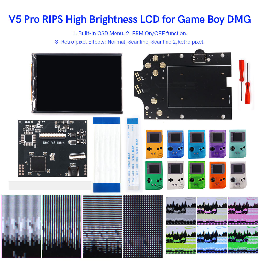 HISPEEDIDO For GB Dmg V5 Pro 3 - Vintage Game Collection ulasan dan harga
