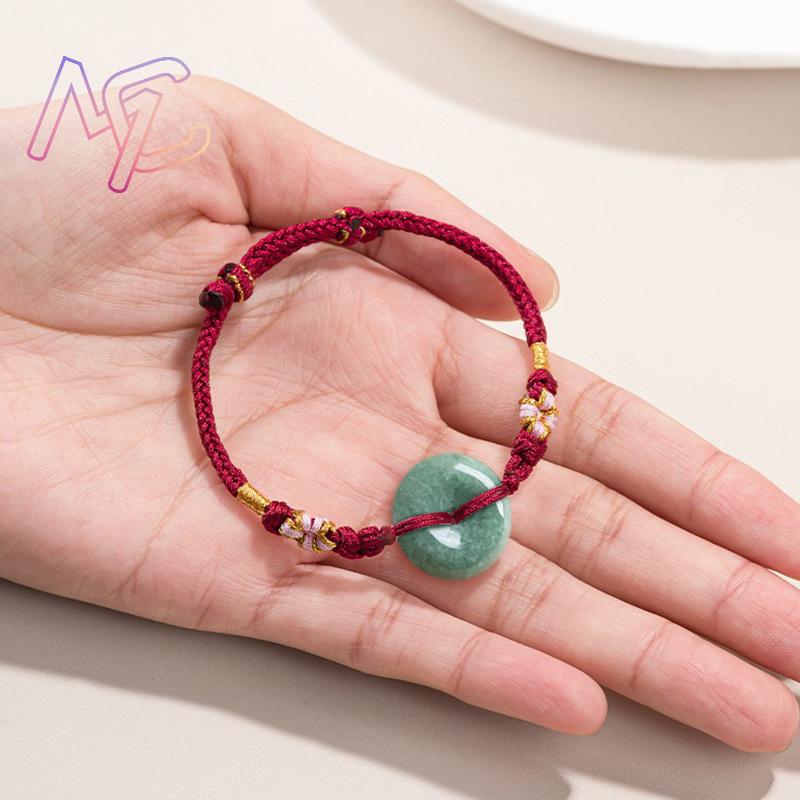 Green Myanmar Jadeite Donut Br - Vintage Jewelry Collection ulasan dan harga