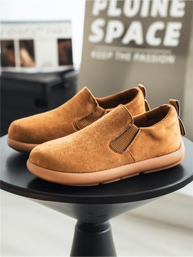 Men's Casual Slip-On Soft Bott - Vintage Collectible Shoes ulasan dan harga