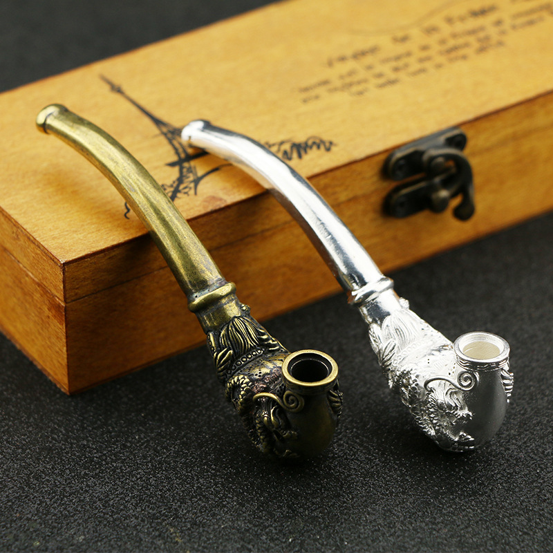 Vintage Handcrafted Pipe Handm - Vintage Collectible Furniture ulasan dan harga